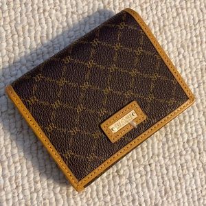 NWT Rioni Monogram Trifold Wallet